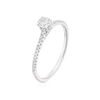 Thumbnail Image 1 of 9ct White Gold 0.33ct Solitaire Plus Ring
