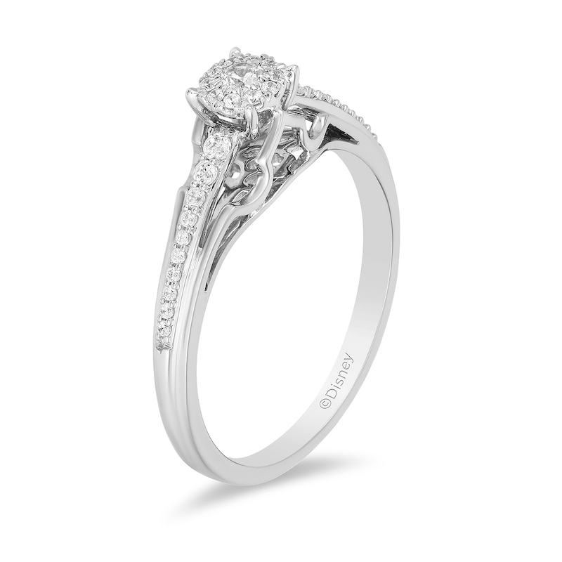 Enchanted Disney Fine Jewellery 0.20ct Diamond Aurora Ring