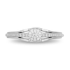 Thumbnail Image 3 of Enchanted Disney Fine Jewellery 0.20ct Diamond Aurora Ring