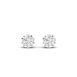 9ct White Gold 0.15ct Diamond Stud Earrings 