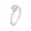 Thumbnail Image 1 of The Forever Diamond 18ct White Gold Round Halo 0.25ct Ring