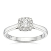 Thumbnail Image 0 of The Forever Diamond 18ct White Gold Princess Halo 0.25ct Ring