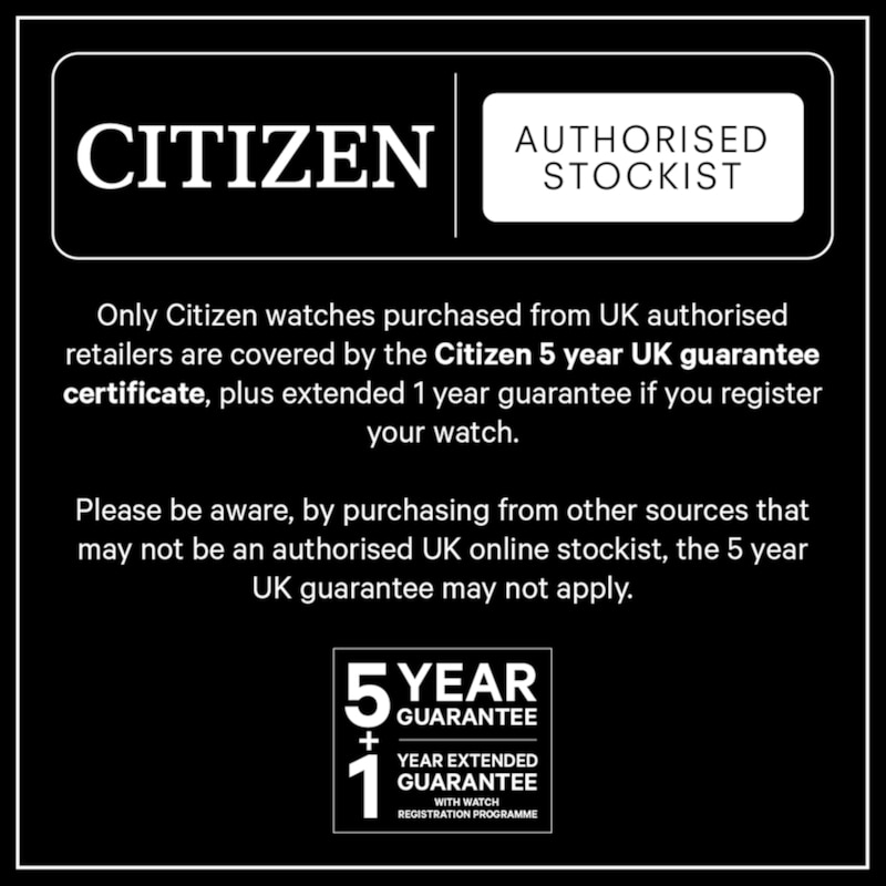 Citizen Black Stainless Steel Bracelet Watch