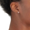 Thumbnail Image 1 of Silver Guiding Star Diamond Stud Earrings