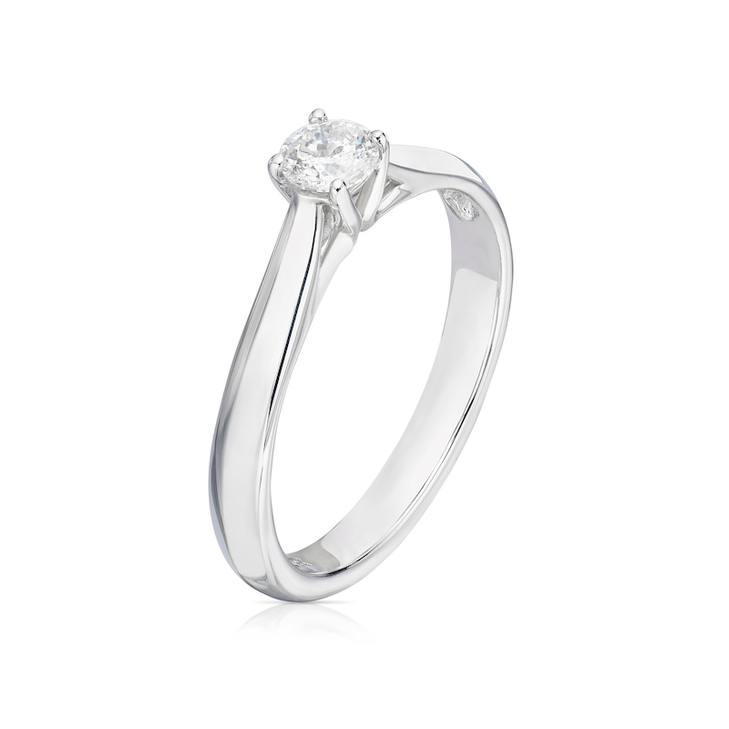 The Forever Diamond Platinum 0.25ct Solitaire Ring