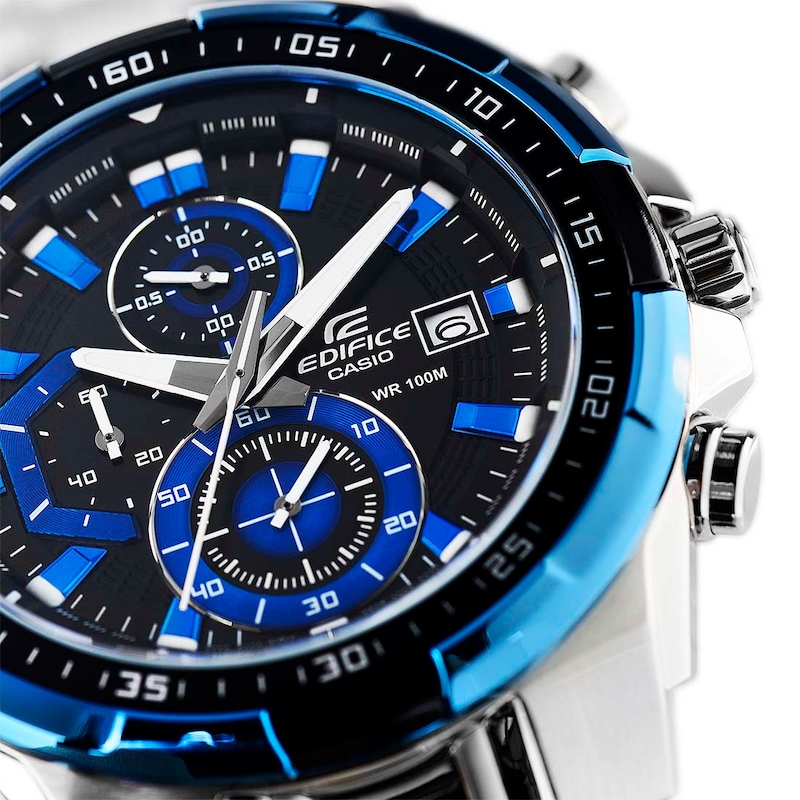 Casio Edifice EFR-539D-1A2VUE Men's Blue Dial Stainless Steel Bracelet Watch