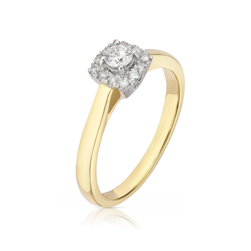 The Forever Diamond 18ct Gold 0.25ct Diamond Ring