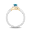 Thumbnail Image 1 of Enchanted Disney Fine Jewellery 0.10ct Diamond Jasmine Ring