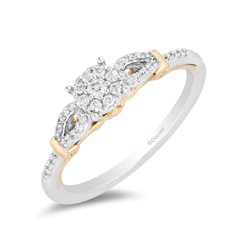 Enchanted Disney Fine Jewellery 0.20ct Diamond Tiana Ring