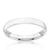 Thumbnail Image 0 of 9ct White Gold 3mm Extra Heavy Court Ring