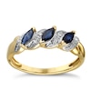 Thumbnail Image 0 of 9ct Gold Sapphire & Diamond Ring