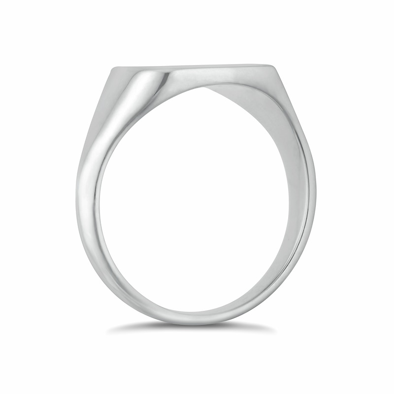 Silver 925 Plain Cushion Ring