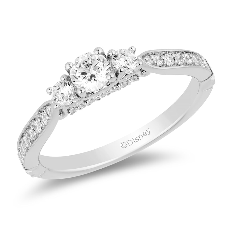 Enchanted Disney Fine Jewellery 0.50ct Diamond Cinderella Ring
