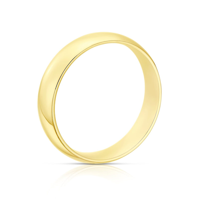 9ct Yellow Gold 5mm Extra Heavy Court Ring