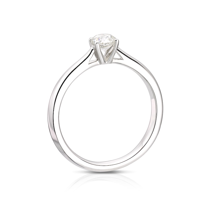 The Forever Diamond Platinum 0.33ct Solitare Ring