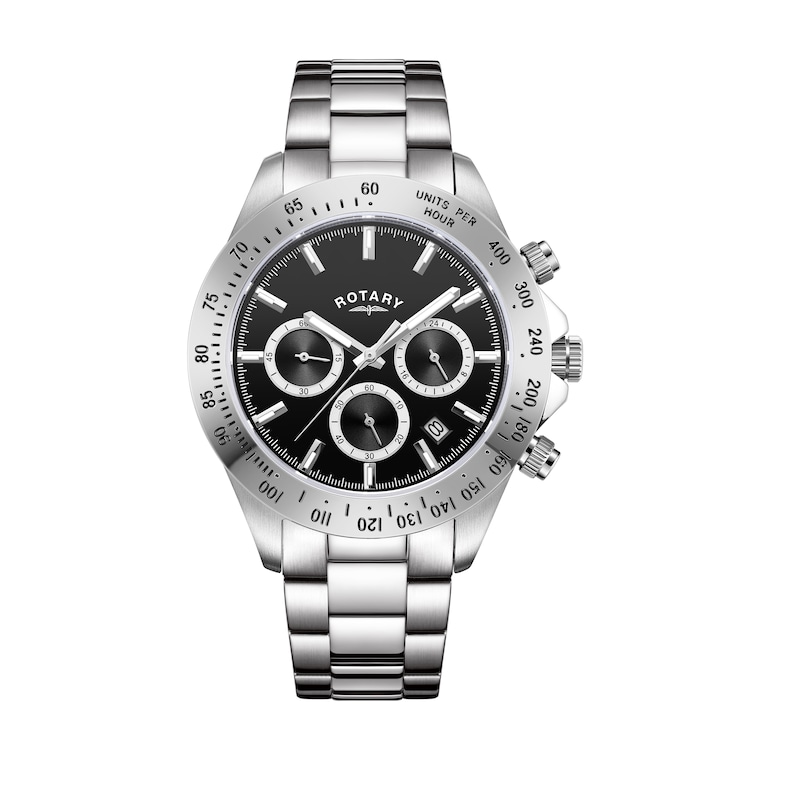 Rotary Men's Exclusive Stainless Steel Bracelet Watch
