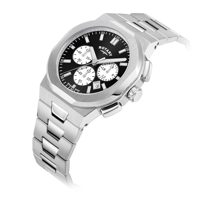 Rotary Regent Men's Stainless Steel Bracelet Watch