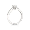 Thumbnail Image 2 of The Forever Diamond Platinum Solitaire 0.50ct Total Ring
