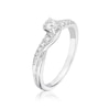 Thumbnail Image 1 of The Forever Diamond Platinum 0.33ct Twist Ring