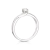 Thumbnail Image 2 of The Forever Diamond Platinum 0.33ct Twist Ring