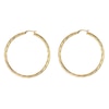 Thumbnail Image 0 of 9ct Yellow Gold Twisted 40mm Hoop Earrings