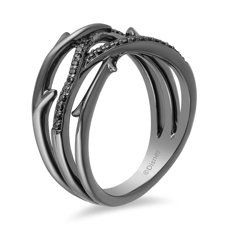 Enchanted Disney Fine Jewellery 0.20ct Diamond Maleficent Ring