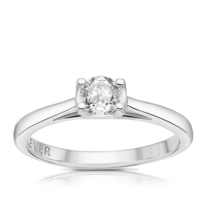 The Forever Diamond Platinum 0.38ct Ring
