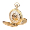 Thumbnail Image 0 of Rotary Men's Gold Plated Skeleton Pocket Watch
