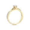 Thumbnail Image 2 of The Forever Diamond 18ct Yellow Gold 0.33ct Twist Ring