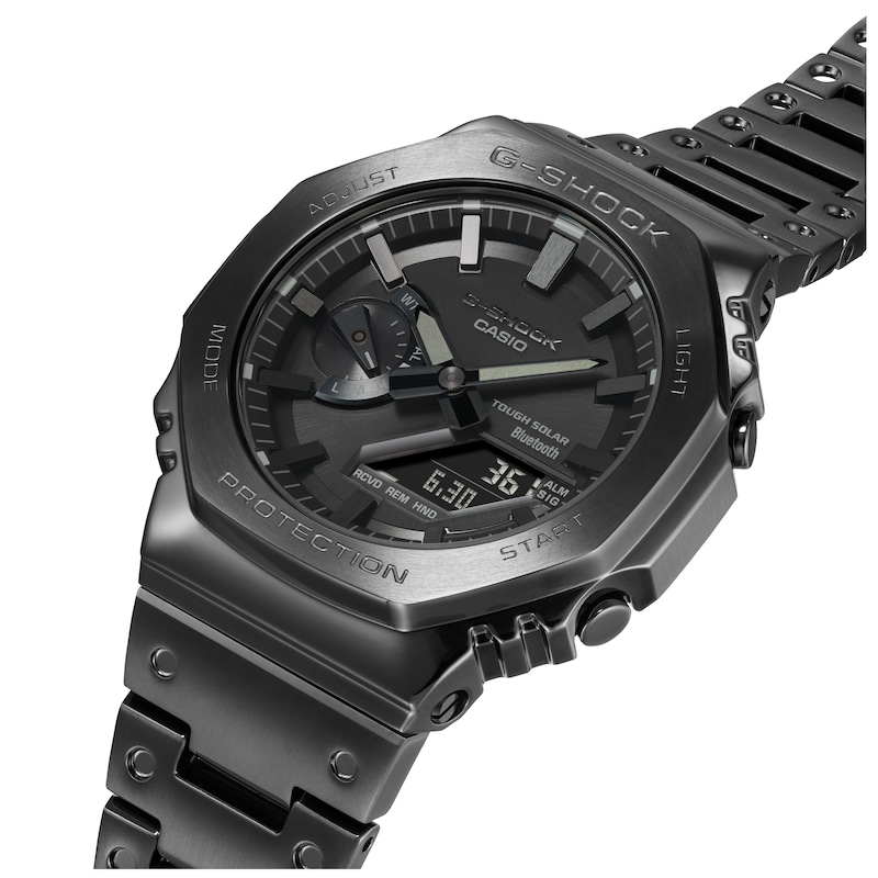 G-Shock GM-B2100BD-1AER Men's Full Metal 2100 Series Black Ion Plated Bracelet Watch