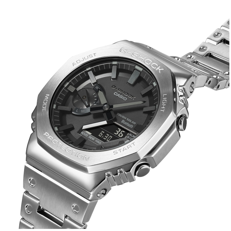 G-Shock GM-B2100D-1AER Men's Full Metal 2100 Series Stainless Steel Bracelet Watch