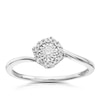 Thumbnail Image 0 of Silver 0.10ct Diamond Total Illusion Set Solitaire Ring