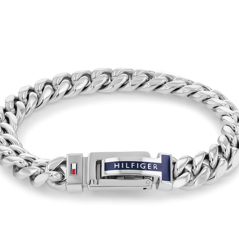 Tommy Hilfiger Men's Stainless Steel Curb Chain Bracelet