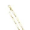 Thumbnail Image 2 of 9ct Yellow Gold Paper Link Chain Bracelet