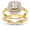 Thumbnail Image 0 of Perfect Fit 9ct Yellow Gold 0.66ct Total Diamond Bridal Set