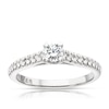 Thumbnail Image 0 of Forever Diamond Platinum 0.40ct Total Diamond Solitaire Ring