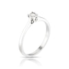 Thumbnail Image 1 of Sterling Silver 0.03ct Diamond Illusion Set Solitaire Ring