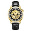 Thumbnail Image 0 of Rotary Greenwich Men's Gold PVD Black Leather Strap Watch