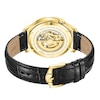 Thumbnail Image 2 of Rotary Greenwich Men's Gold PVD Black Leather Strap Watch