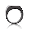 Thumbnail Image 2 of Men's Black Stainless Steel Signet Ring