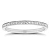 Thumbnail Image 0 of Platinum Channel Set 0.10ct Diamond Half Eternity Ring