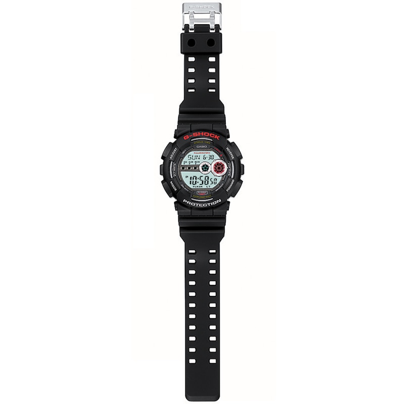 G-Shock GD-100-1AER Men's Illuminator LCD Black Resin Strap Watch