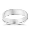 Thumbnail Image 0 of 18ct White Gold 5mm Heavy D Shape Ring