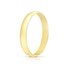 Thumbnail Image 1 of 9ct Yellow Gold 3mm Heavy D Shape Ring