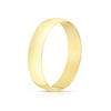 Thumbnail Image 1 of 9ct Yellow Gold 4mm Heavy D Shape Ring