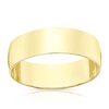 Thumbnail Image 0 of 9ct Yellow Gold 6mm Heavy D Shape Ring