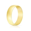 Thumbnail Image 1 of 9ct Yellow Gold 6mm Heavy D Shape Ring