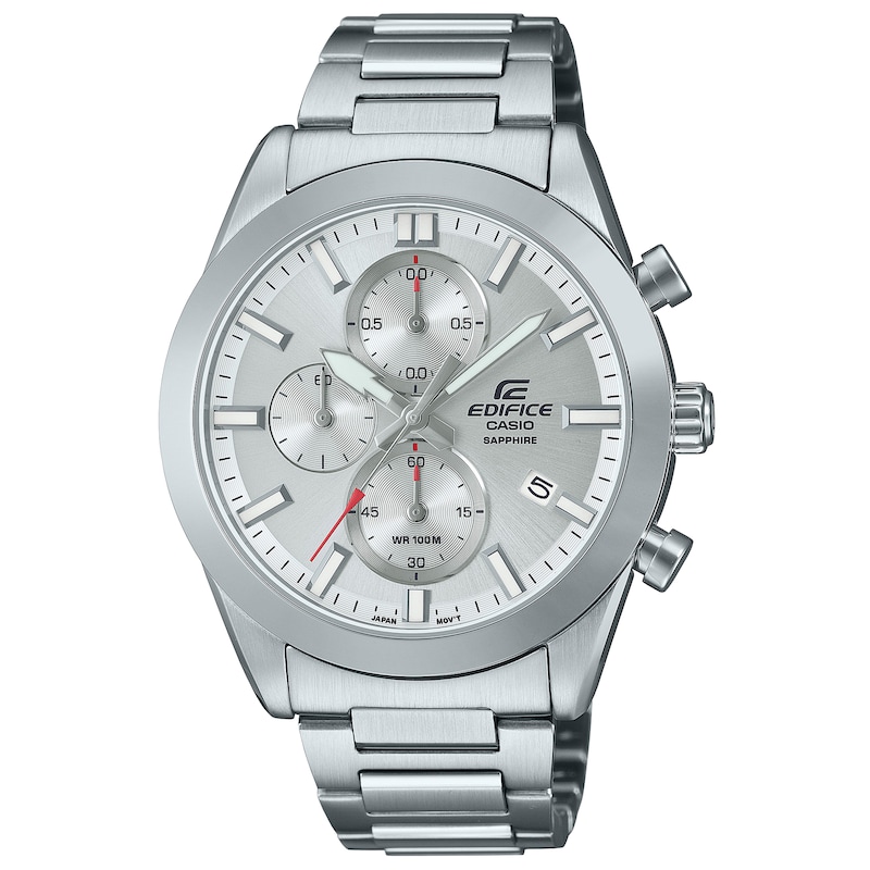 Casio Edifice EFB-710D-7AVUEF Men's Silver Dial Stainless Steel Bracelet Watch