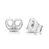 Thumbnail Image 2 of Sterling Silver 0.10ct Diamond Double Hoop Earrings