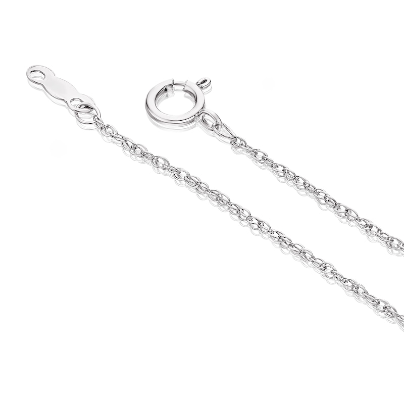 Sterling Silver Round Diamond Earrings & Pendant Boxed Set